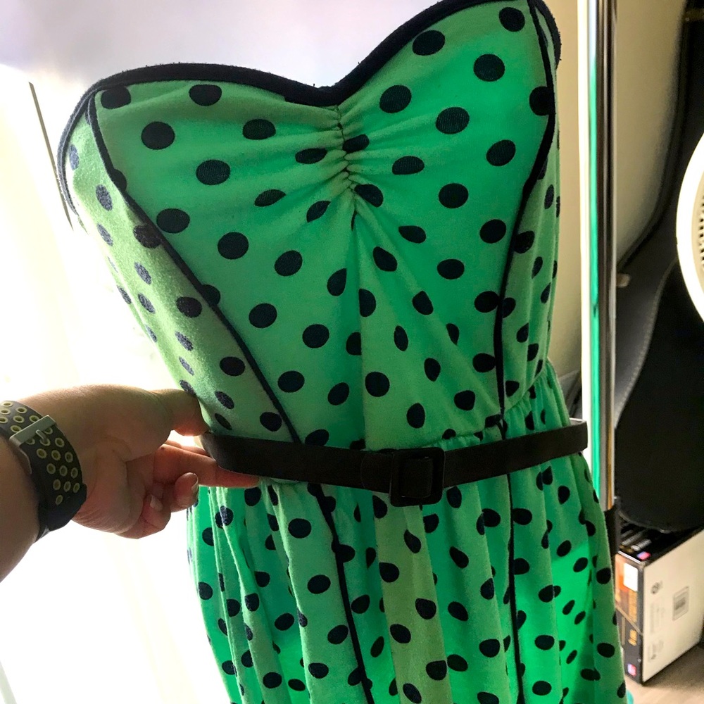 Xhilaration Polka Dot Mint Mini Dress